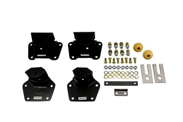 Belltech 4" Drop Leaf Spring Hanger Kit (Front and Rear Hangers) (1997-2004 Dakota) - 6574