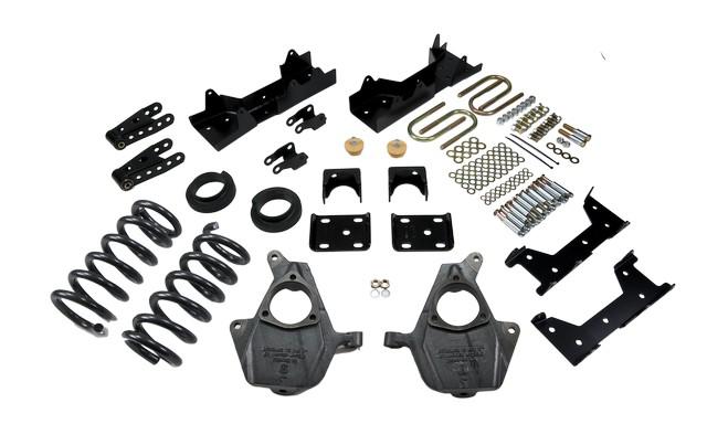 Belltech Front And Rear Complete Kit W/O Shocks (1999-2000 GMC Sierra 1500,1999-2000 Silverado 1500) - 669