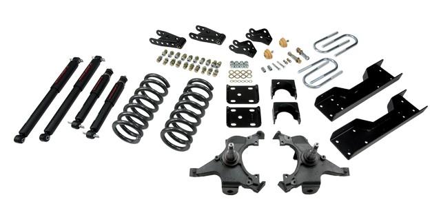 Belltech Front And Rear Complete Kit W/ Nitro Drop 2 Shocks (1988-1998 GMC C2500,1990-1993 C1500,1988-1998 C2500) - 702ND
