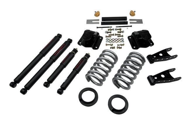 Belltech Front And Rear Complete Kit W/ Nitro Drop 2 Shocks (1995-1999 Ram 1500) - 819ND