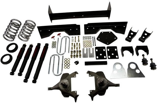 Belltech Front And Rear Complete Kit W/ Nitro Drop 2 Shocks (1995-1999 Ram 1500) - 822ND