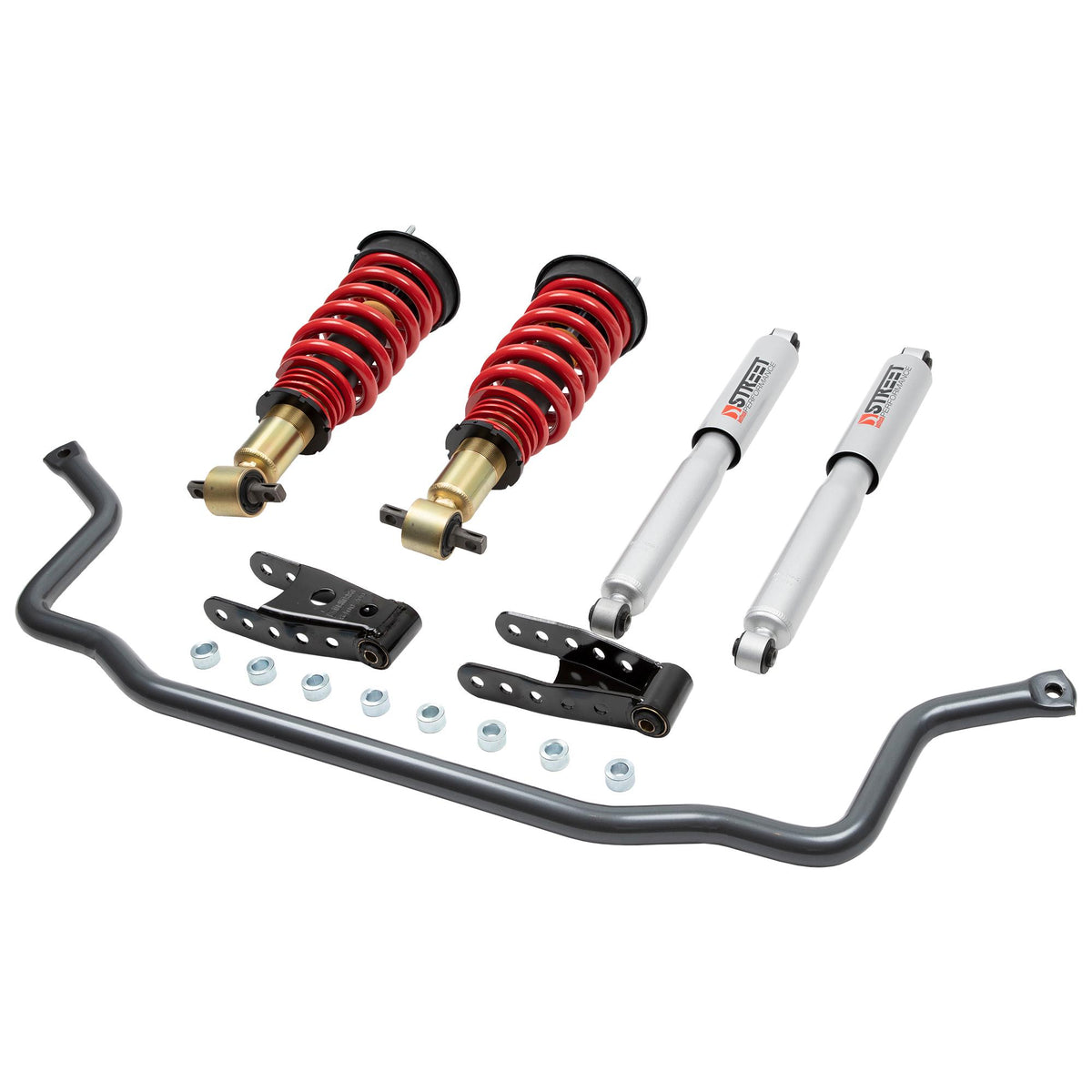 Belltech Complete Kit Inc. Height Adjustable Front Coilovers &amp; Front Sway Bar - 985HK