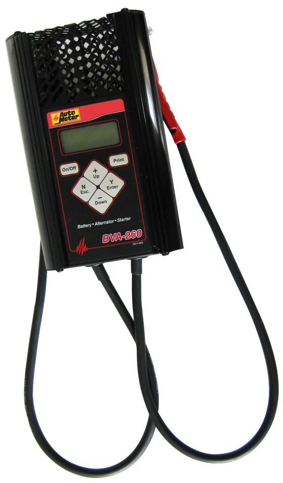 Auto Meter BVA-260; Professional Grade Intelligent Hand Held Electrical System Analyzer For 6V & 12 Applications - BVA-260