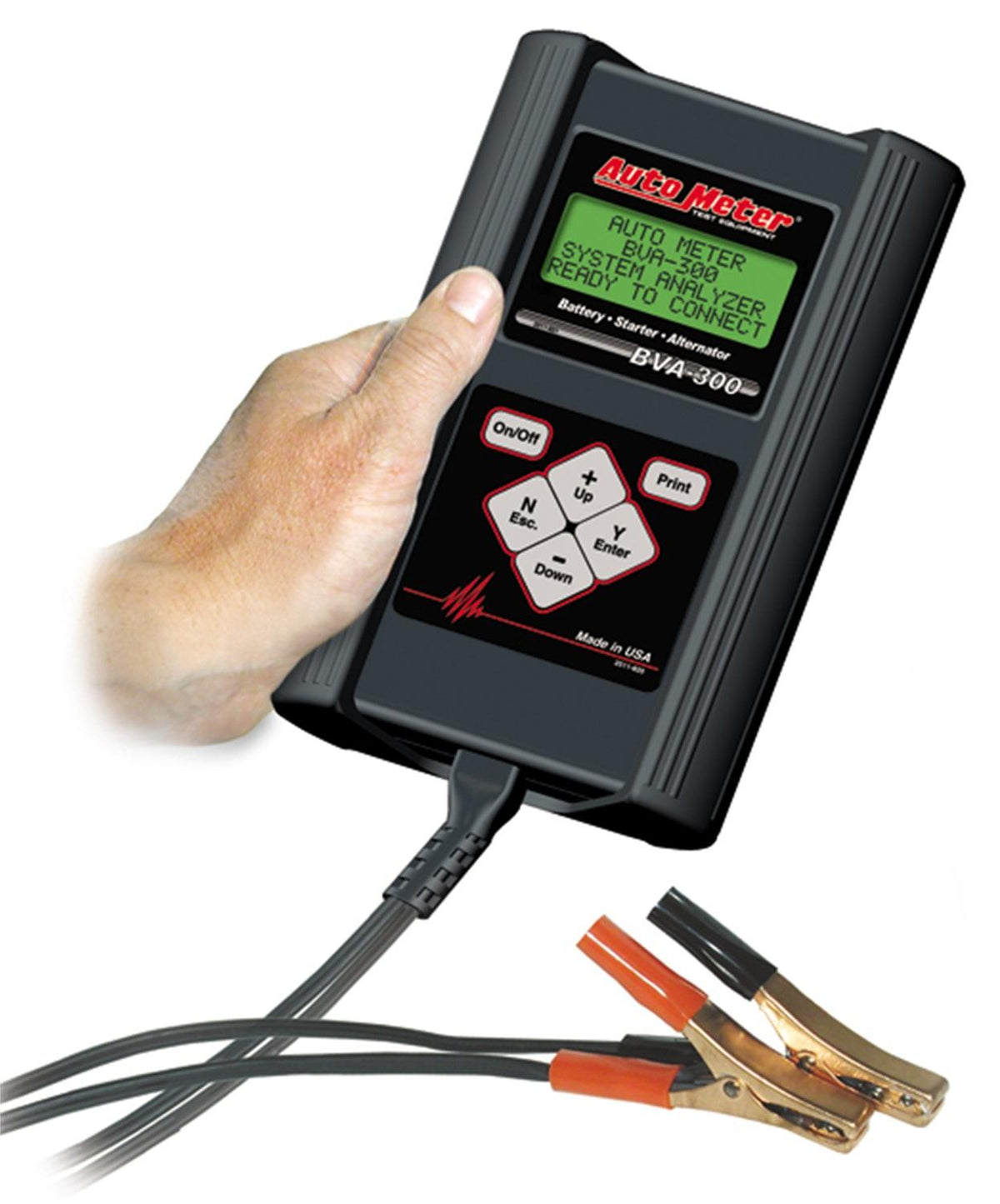 Auto Meter BVA-300; Intelligent Handheld Electrical System Analyzer For 6V & 12 Applications - BVA-300