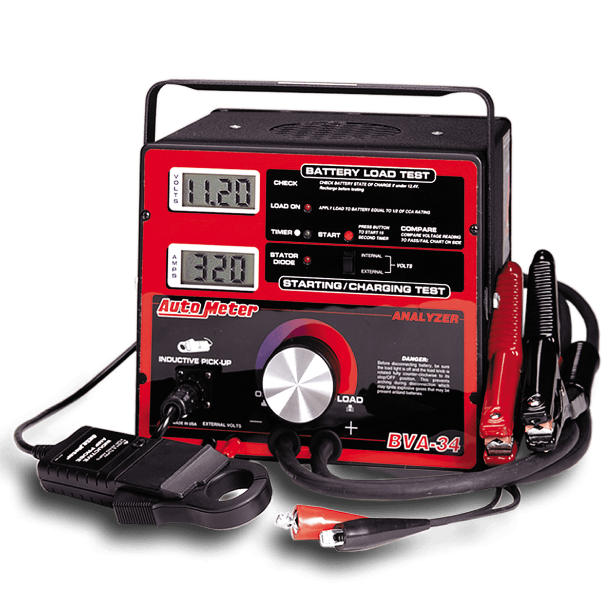 Auto Meter BVA-34; 800 Amp Variable Load Battery/Electrical System Tester - BVA-34