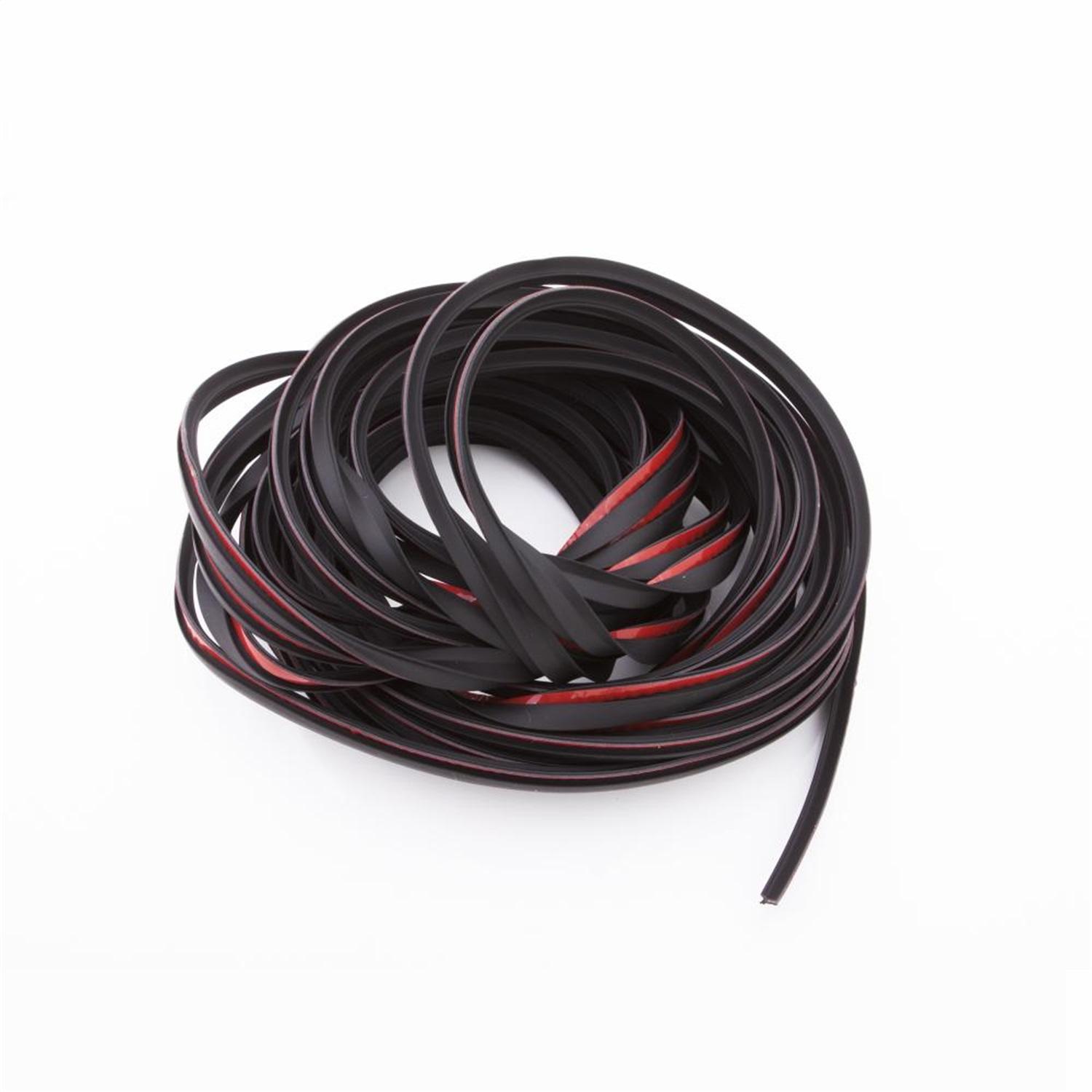 Bushwacker Fender Flare Replacement Edge Trim - 30 Ft. Roll; Tall Wiper Style - 000044-01