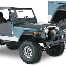 Bushwacker Fender Flares Cutout Style 4Pc (1956-1986 CJ7, CJ5, CJ6, Willys, CJ6A) - 10910-07