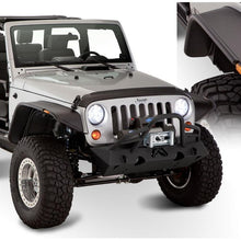Bushwacker Fender Flares Flat Style 4Pc (2007-2018 Wrangler, Wrangler JK) - 10919-07
