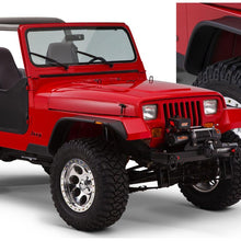 Bushwacker Fender Flares Flat Style 4Pc (1987-1995 Wrangler) - 10924-07