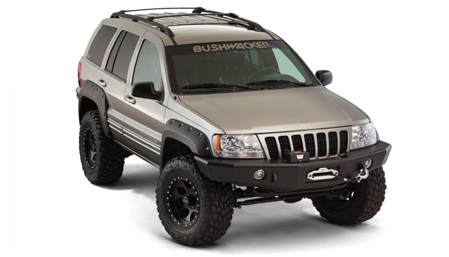 Bushwacker Fender Flares Cutout Style 4Pc (1999-2004 Grand Cherokee) - 10926-07
