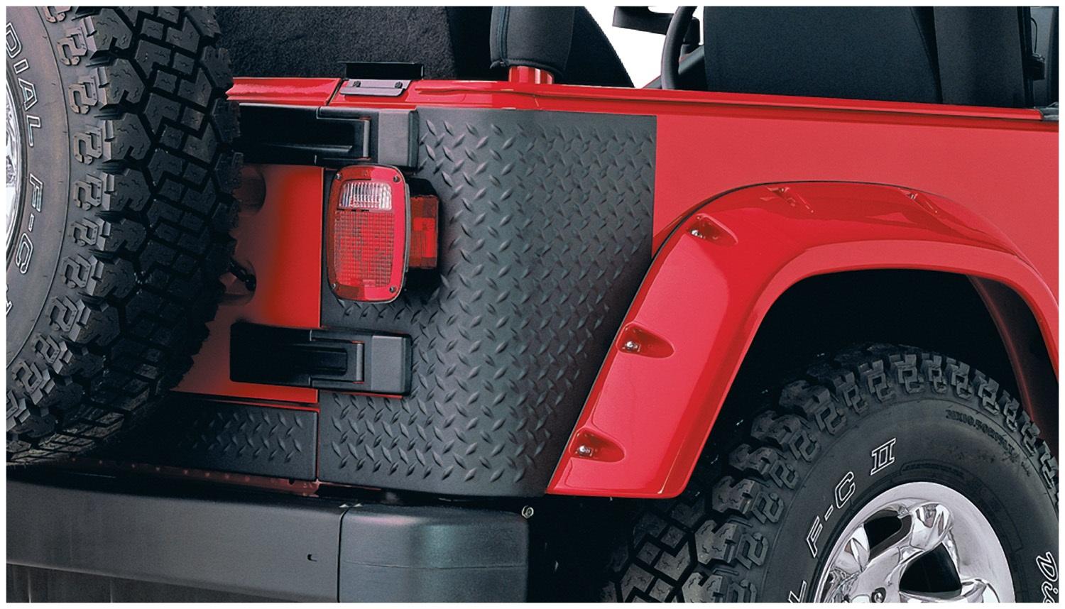 Bushwacker Trail Armor Rear Corner (1997-2006 Wrangler) - 14001