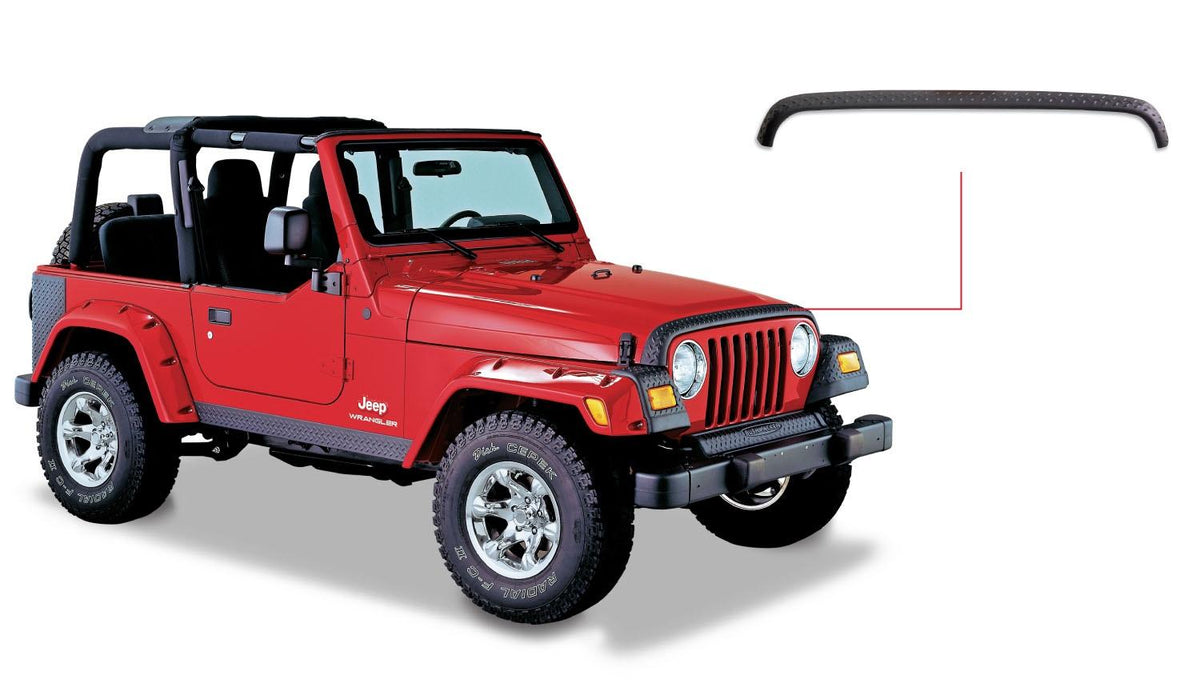 Bushwacker Trail Armor Hood Guard (1998-2006 Wrangler) - 14006