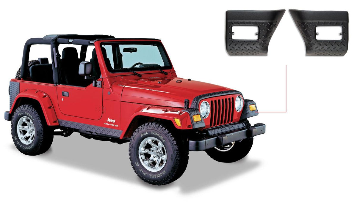 Bushwacker Trail Armor Front Corner (1997-2006 Wrangler) - 14007