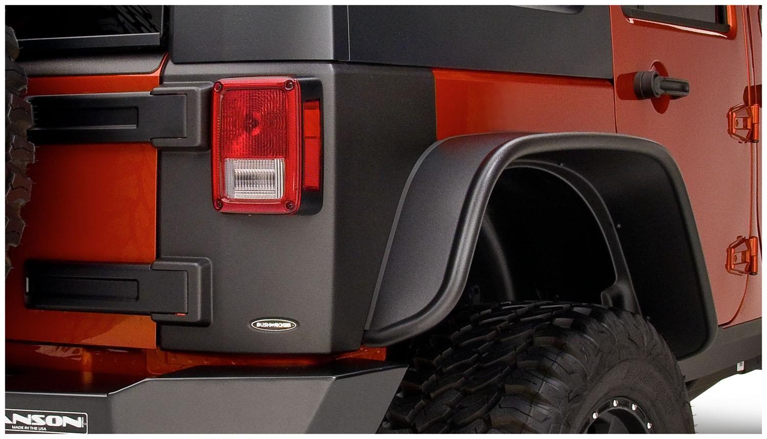 Bushwacker Trail Armor Rear Corner (2007-2018 Wrangler, Wrangler JK) - 14010