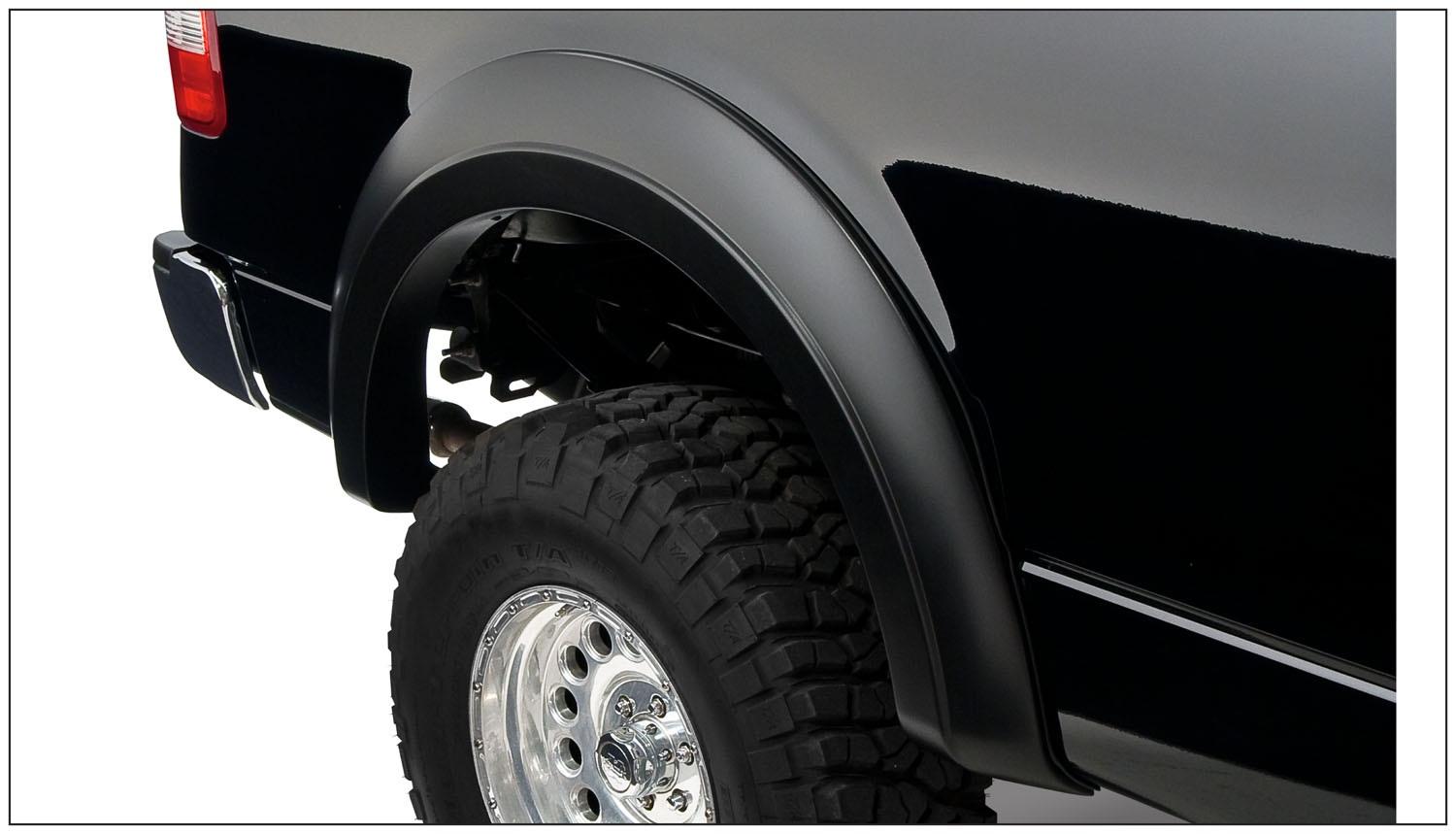 Bushwacker Fender Flares Extend-A-Fender Style 2Pc Rear (2004-2008 F-150, Mark LT) - 20052-02