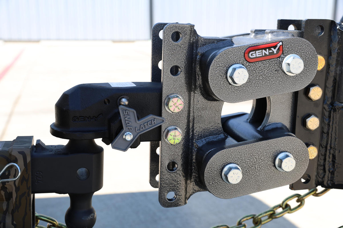 Gen-Y Hitch Contractor Torsion-Flex Channel Mount Trailer Coupler 2K - 3.5K Tw 32K Towing - GH-10003