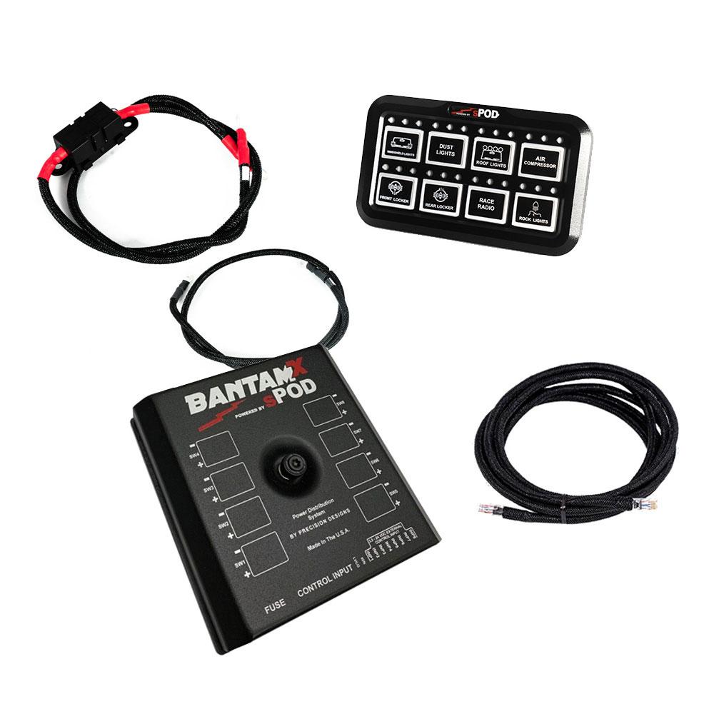 sPOD BantamX HD for Uni with 84 Inch battery cables - BXHDUNI84