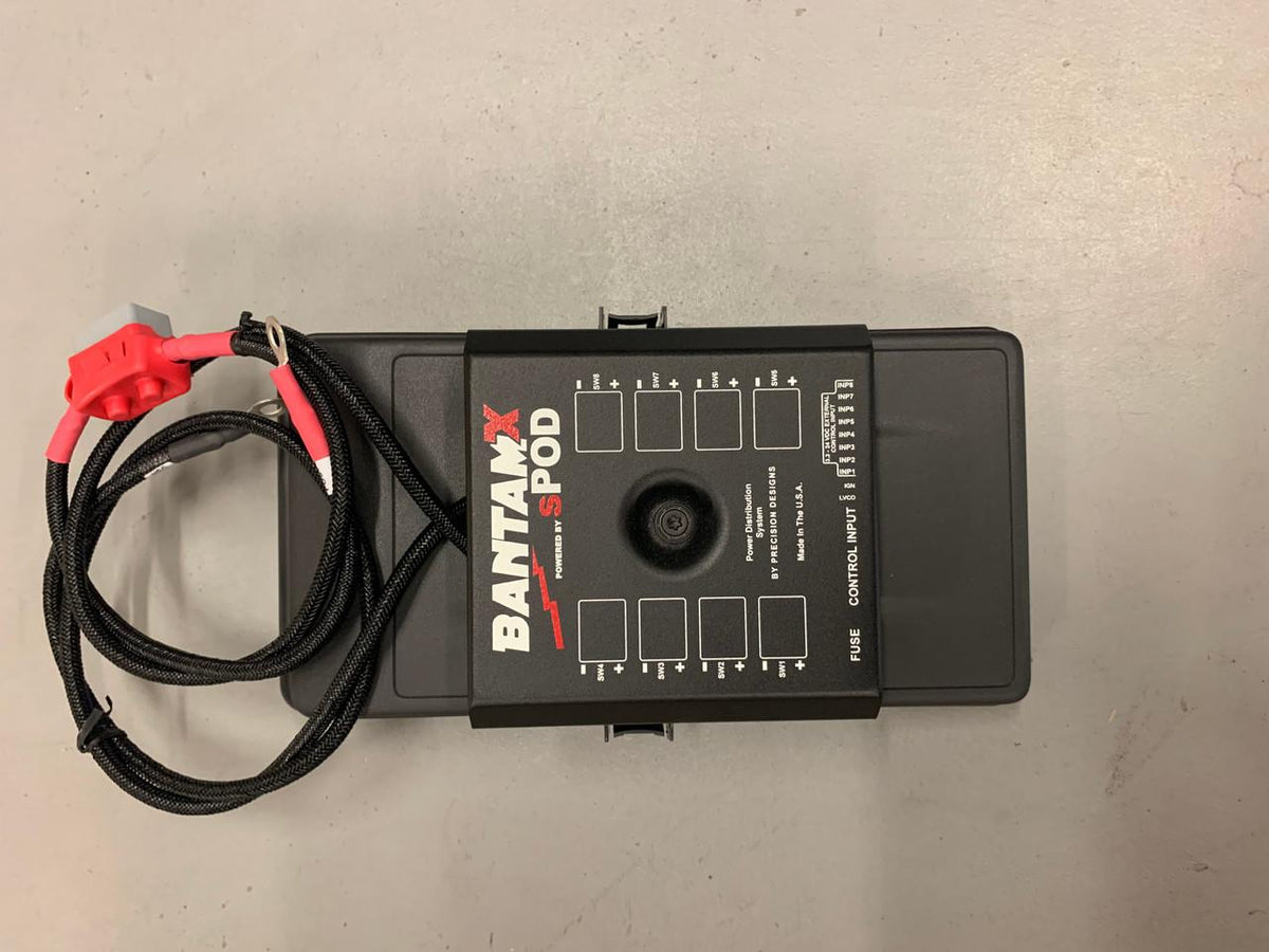 sPOD BantamX Touchscreen for Uni with 36 Inch battery cables - BXTSBUNI36