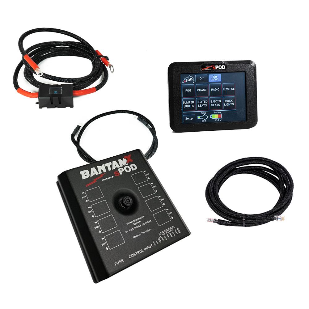 sPOD BantamX Touchscreen for Uni with 84 Inch battery cables - BXTSBUNI84