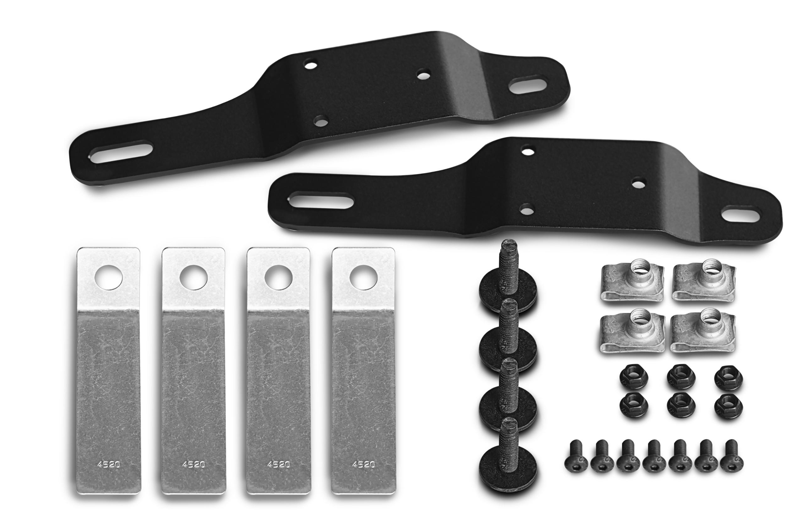 AMP Research BedXtender Bracket Kit 19-20 Slv/Sra 1500/2500/3500 w/o Multipro Tailgate (2019-2020 Sierra 3500 HD, Sierra 2500 HD, Sierra 1500, Silverado 3500 HD, Silverado 2500 HD, Silverado 1500) - 74612-01A