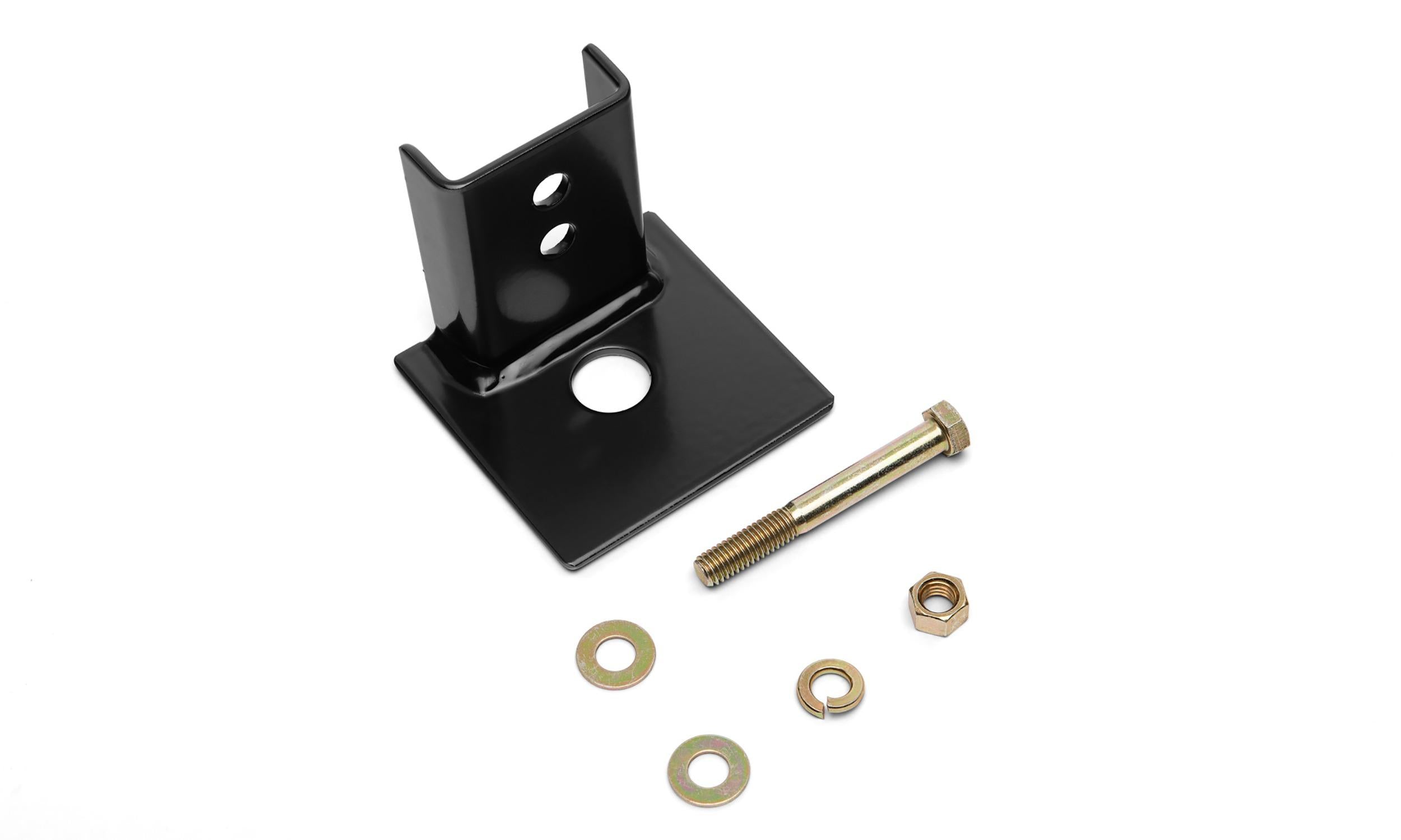 Backrack Antenna Mount Bracket, 3.50" Square with 7/8" Hole Safety Rack, Louvered, Insert - 91009