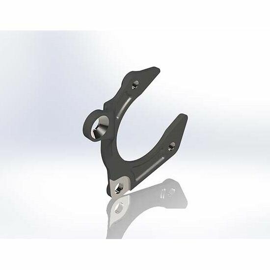 AFCO Replacement Left Caliper Bracket (Fits Metric & Pinto Style) AFCO - 34504-L