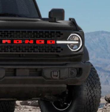 Anchor Room Front Grille Letter Vinyl Overlay - Magenta (2021+ Bronco) - 21FB_FGL_MG