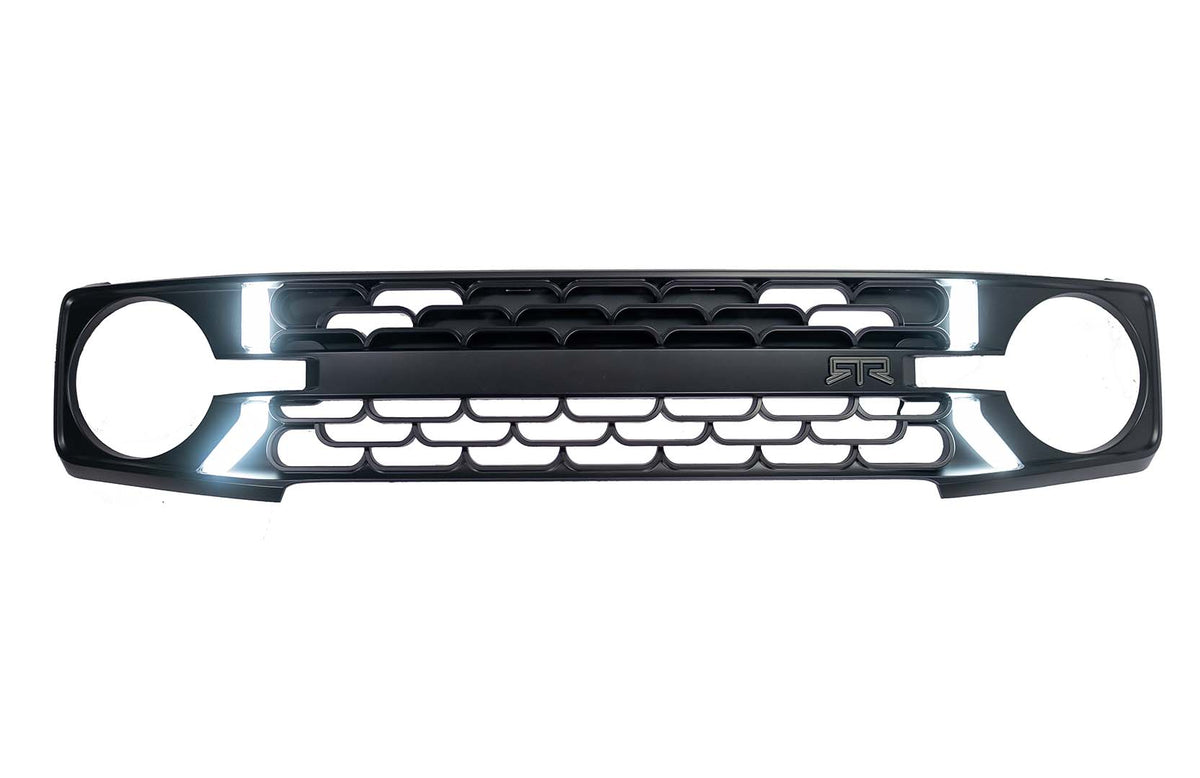 RTR Grille w/ Signature LED Lighting (21+ Bronco) PLAIN - 14011.0001.15.A