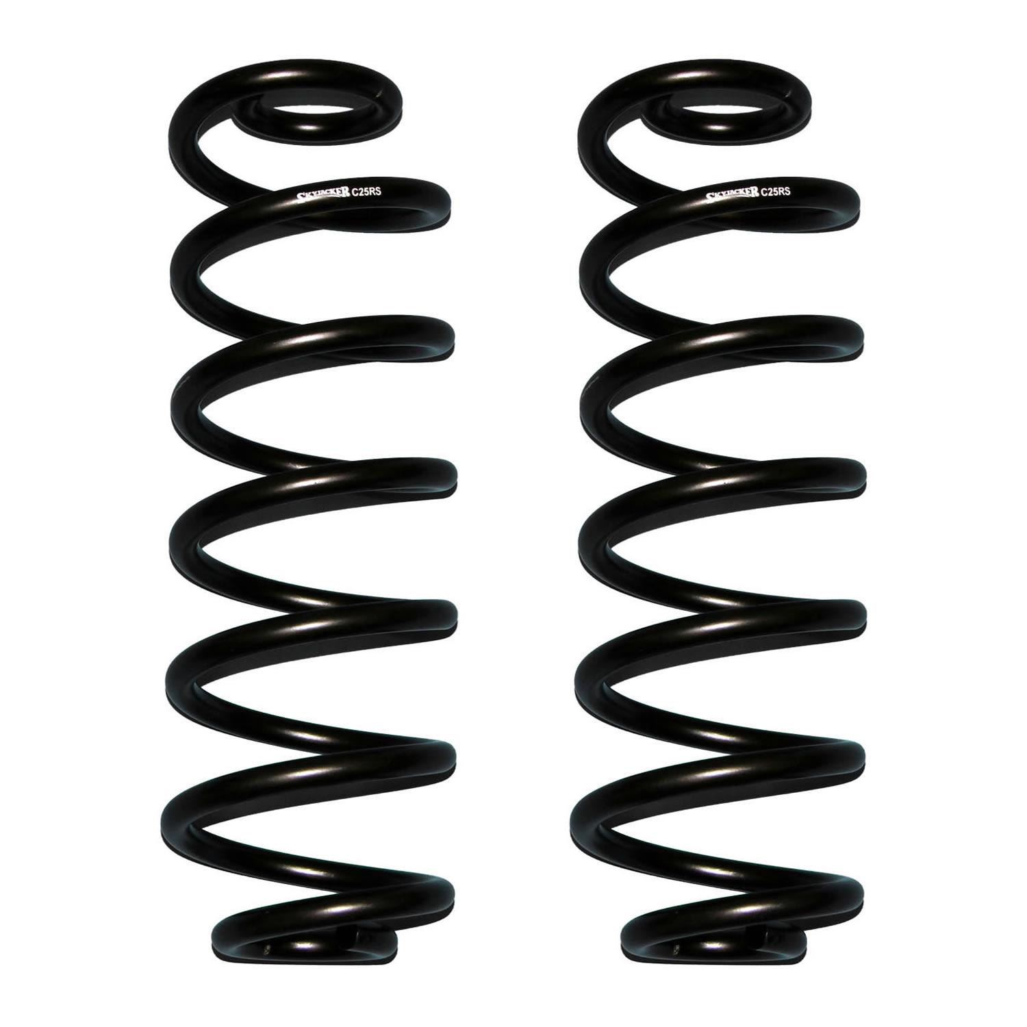 Skyjacker Softride Coil Spring Set Of 2 Rear w/2.5 Inch Lift Black 02-05 Suburban/Yukon XL 2500 02-05 Suburban/Yukon XL 1500 - C25R