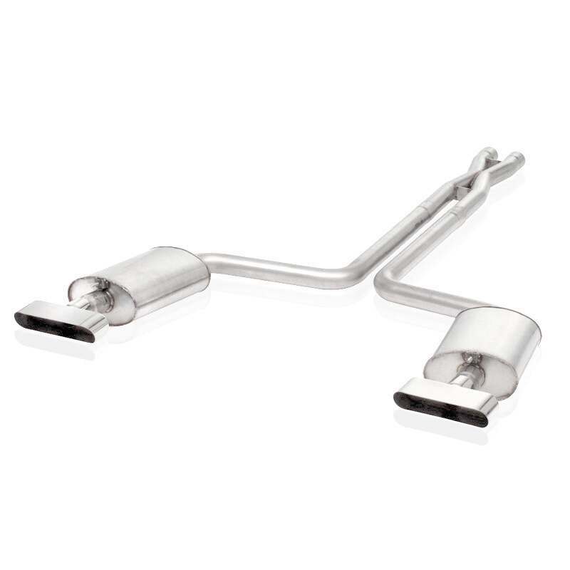 Stainless Works Catback Dual Turbo S-Tube Mufflers Performance Connect (1992-1996 Corvette) - C49296EXHLMF