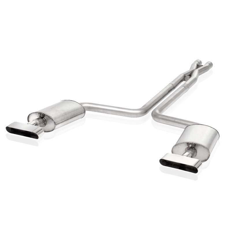 Stainless Works Catback Dual Turbo Chambered Mufflers Performance Connect (1992-1996 Corvette) - C49296EXH