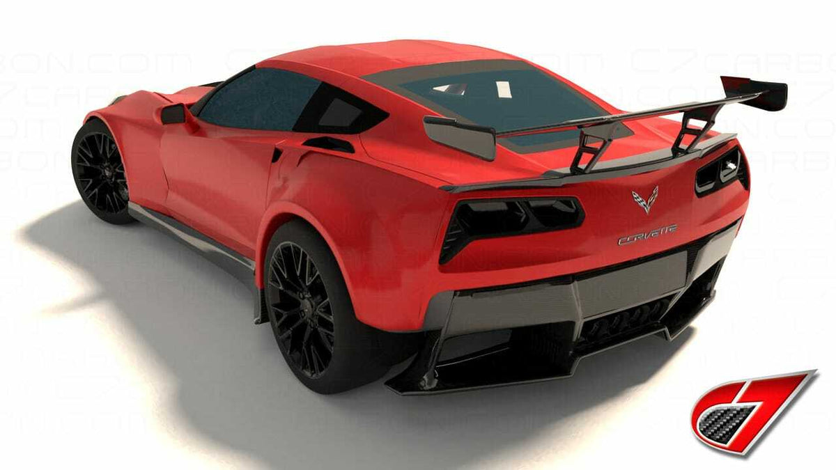 C7 Carbon Corvette C7R Wide Body Conversion Kit For C7 Stingray / Z06 - C7-WBK1