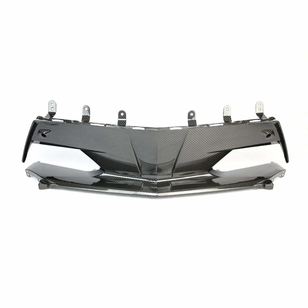 APR Carbon Fiber Front Bumper Center Bezel (2020-2021 Corvette C8) - CBX-C8CBEZEL