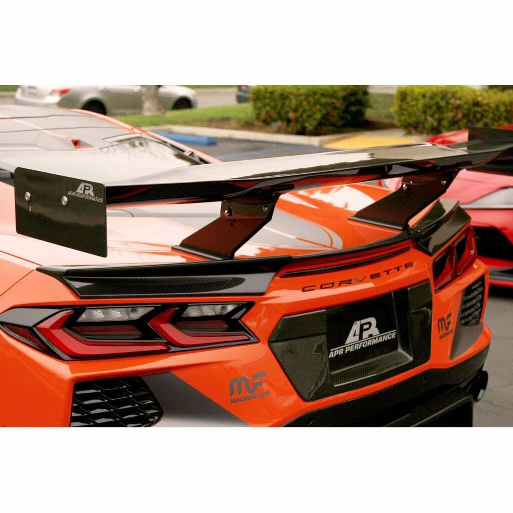 APR Performance GTC-500 Corvette/ C8 71" Spec Wing W/ Spoiler Delete (2020+ Corvette C8) - AS-107189