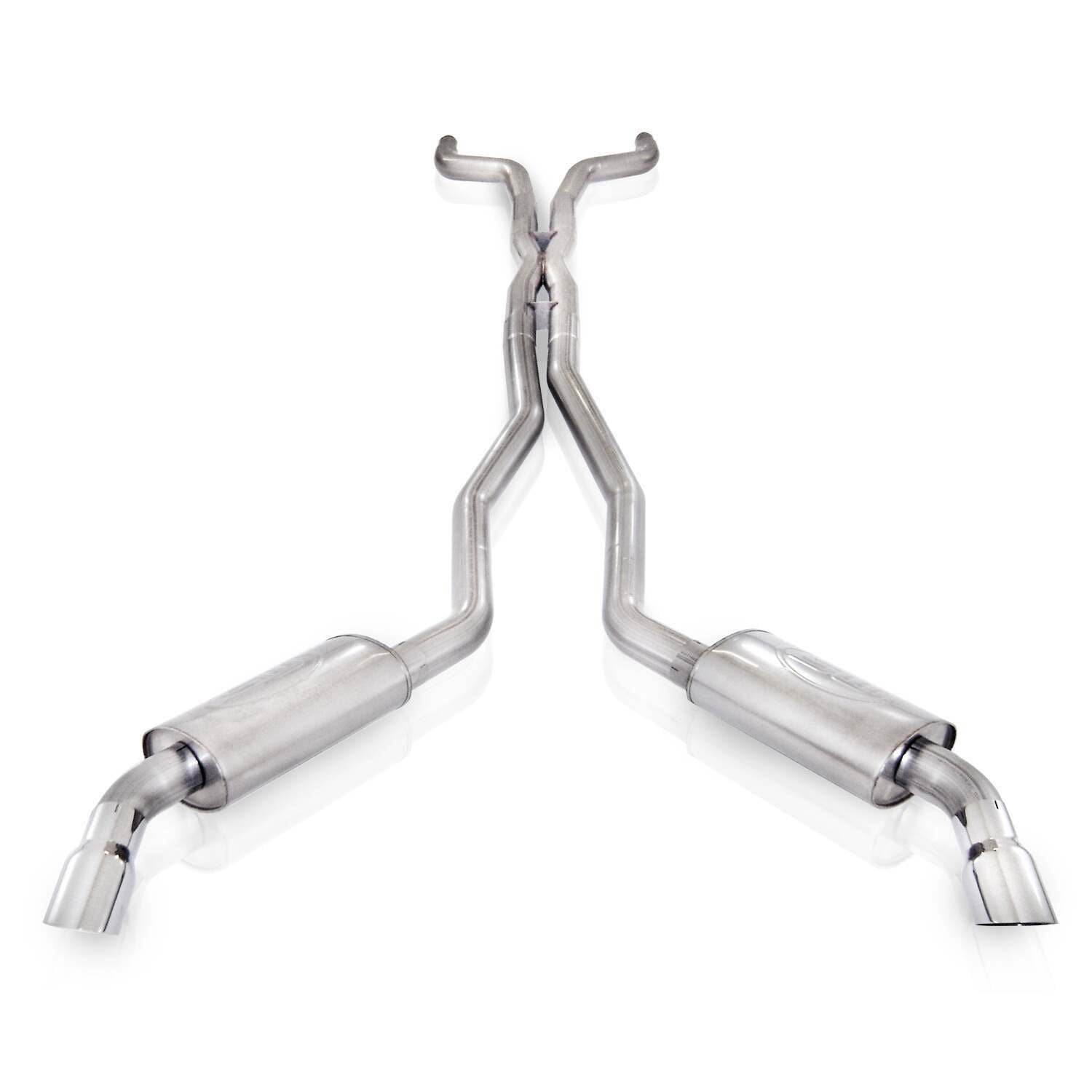 Stainless Works CA10CBC 2010-2015 Chevy Camaro 6.2L 3" Dual Turbo Chambered System (Factory Connect)