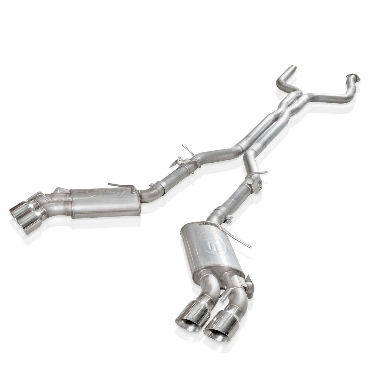 Stainless Works Catback W/Afm Delete & Npp Valve With Quad 4" Tips - CA16RVCB