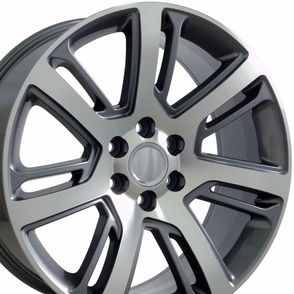OE Wheels 22" Replica CA88 fits Cadillac Escalade 22x9 Machined - CA88-22090-6550-31MG