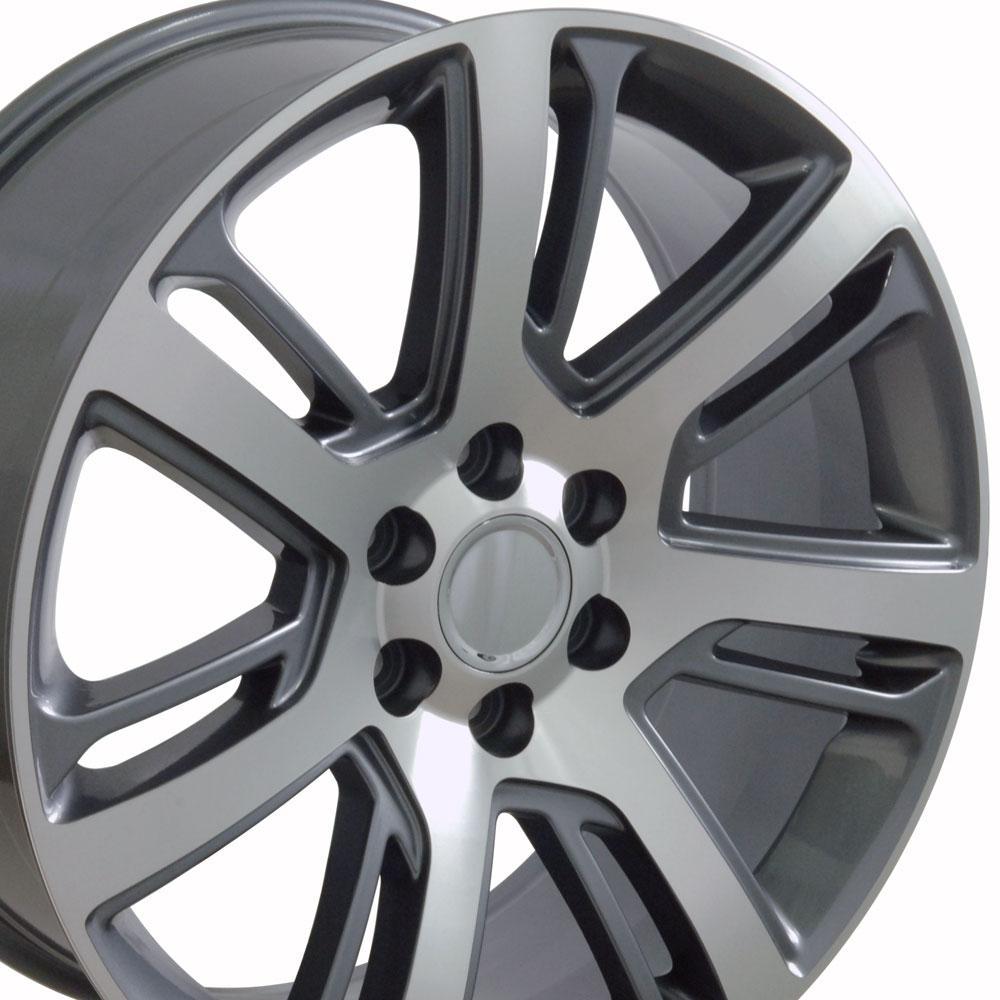OE Wheels 22" Replica CA88 fits Cadillac Escalade 22x9 Machined - CA88-22090-6550-31MG