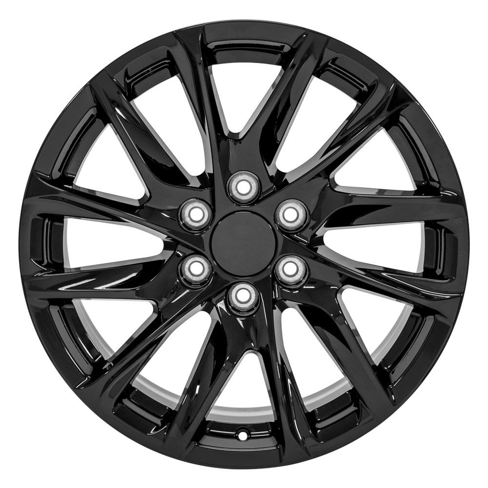 OE Wheels 20" Replica CA90 fits Cadillac Escalade 20x9 Gloss Black - CA90-20090-6550-28B