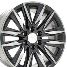 OE Wheels 20" Replica Wheel fits Cadillac Escalade - CA91 Gunmetal with Polished Face 20x9 - CA91-20090-6550-28PG