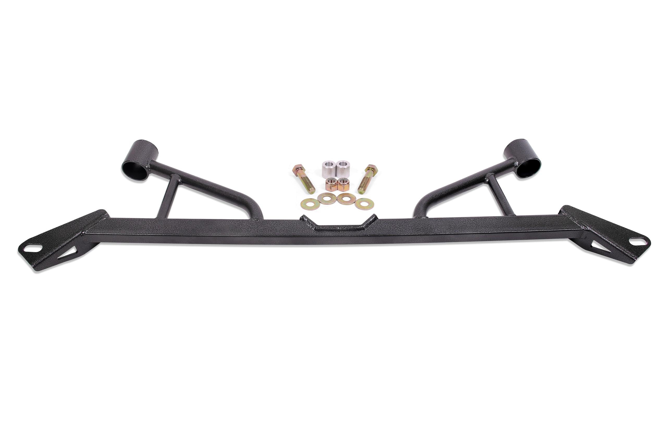 BMR Suspension CB006H Front Subframe Chassis Brace - Black Hammertone (2015-2023 Mustang S550)