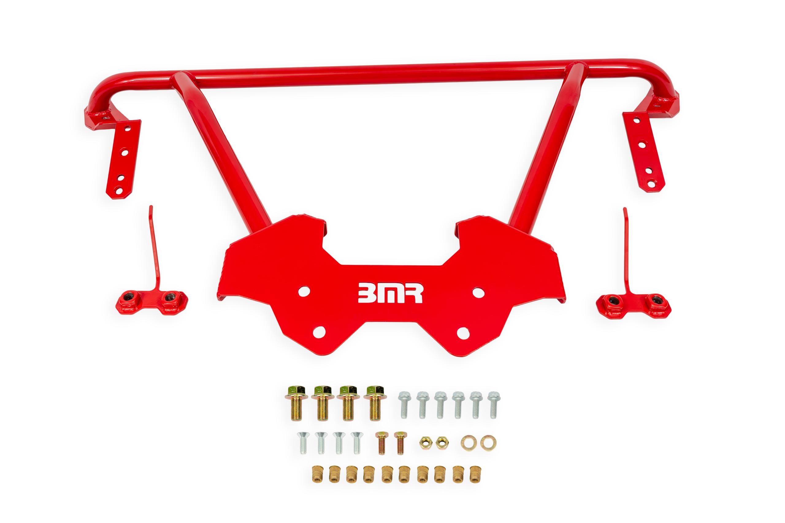 BMR Chassis Brace - Front Reinforcement Brace - Red (1968-1972 A-Body) - CB410R