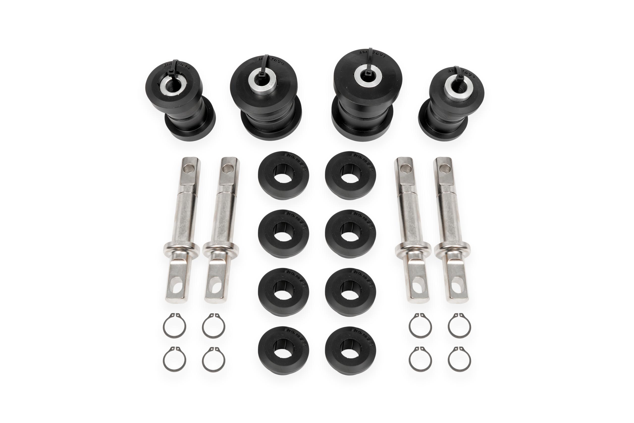 BMR Fabrication Bushing kit, front upper and lower control arms, delrin Delrin (1997-2004 C5 Corvette Base) - CBK551