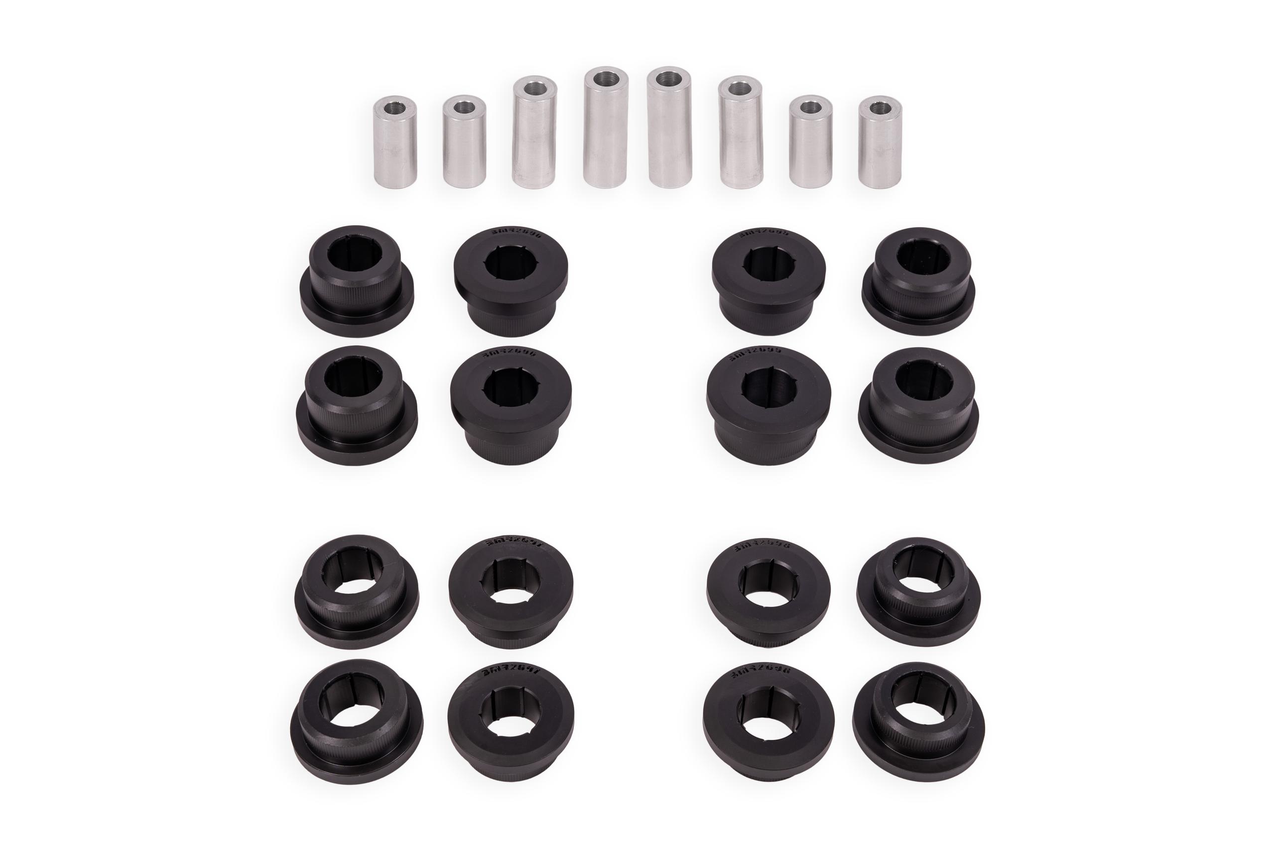 BMR Fabrication Bushing Kit, Rear Upper And Lower Control Arms, Delrin - Black (1997-2004 C5 Corvette / 2005-2013 C6 Corvette) - CBK552