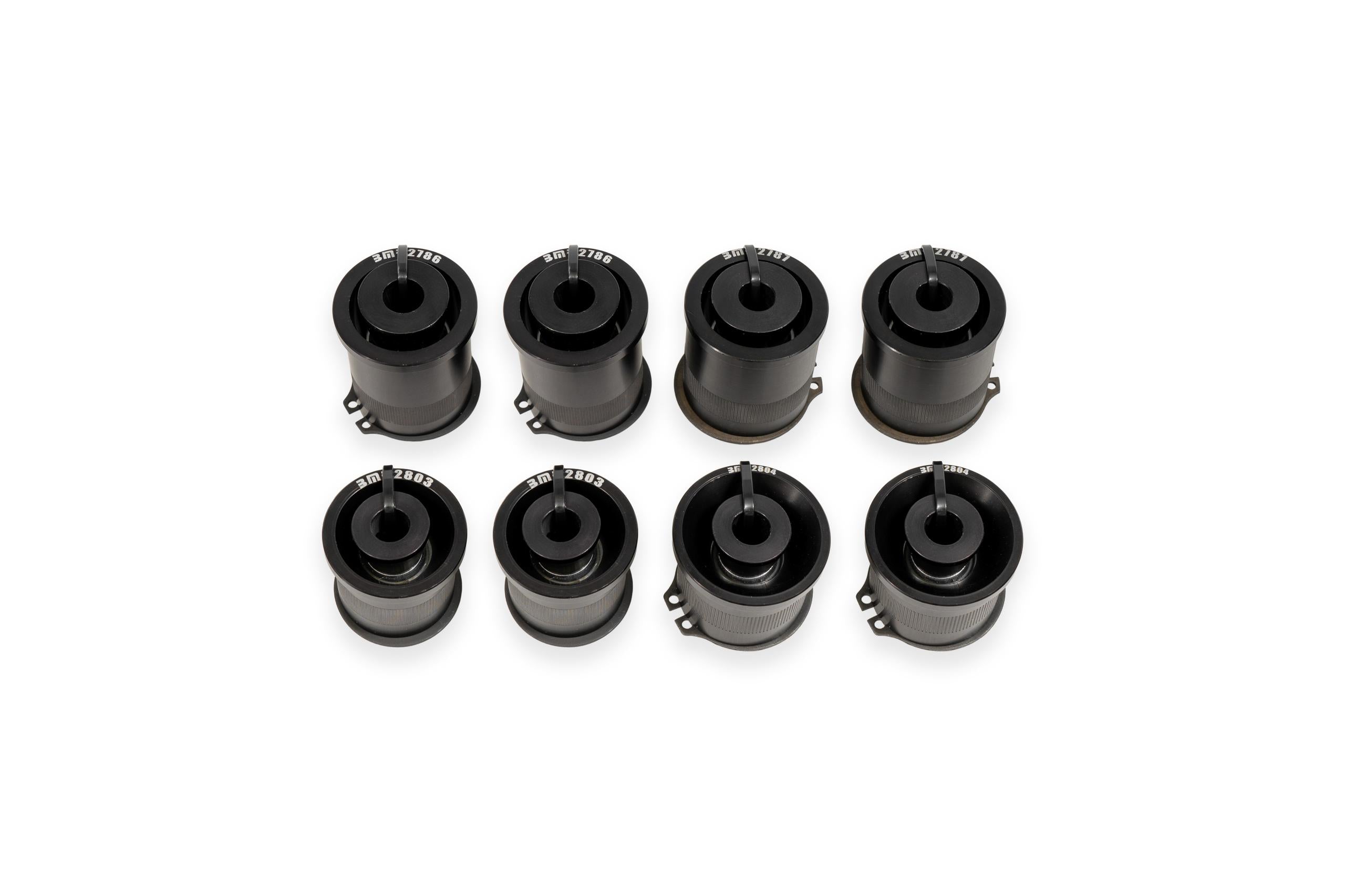 BMR Fabrication Bearing kit, rear upper and lower control arms Black Anodized (1997-2004 C5 Corvette Base) - CBK557