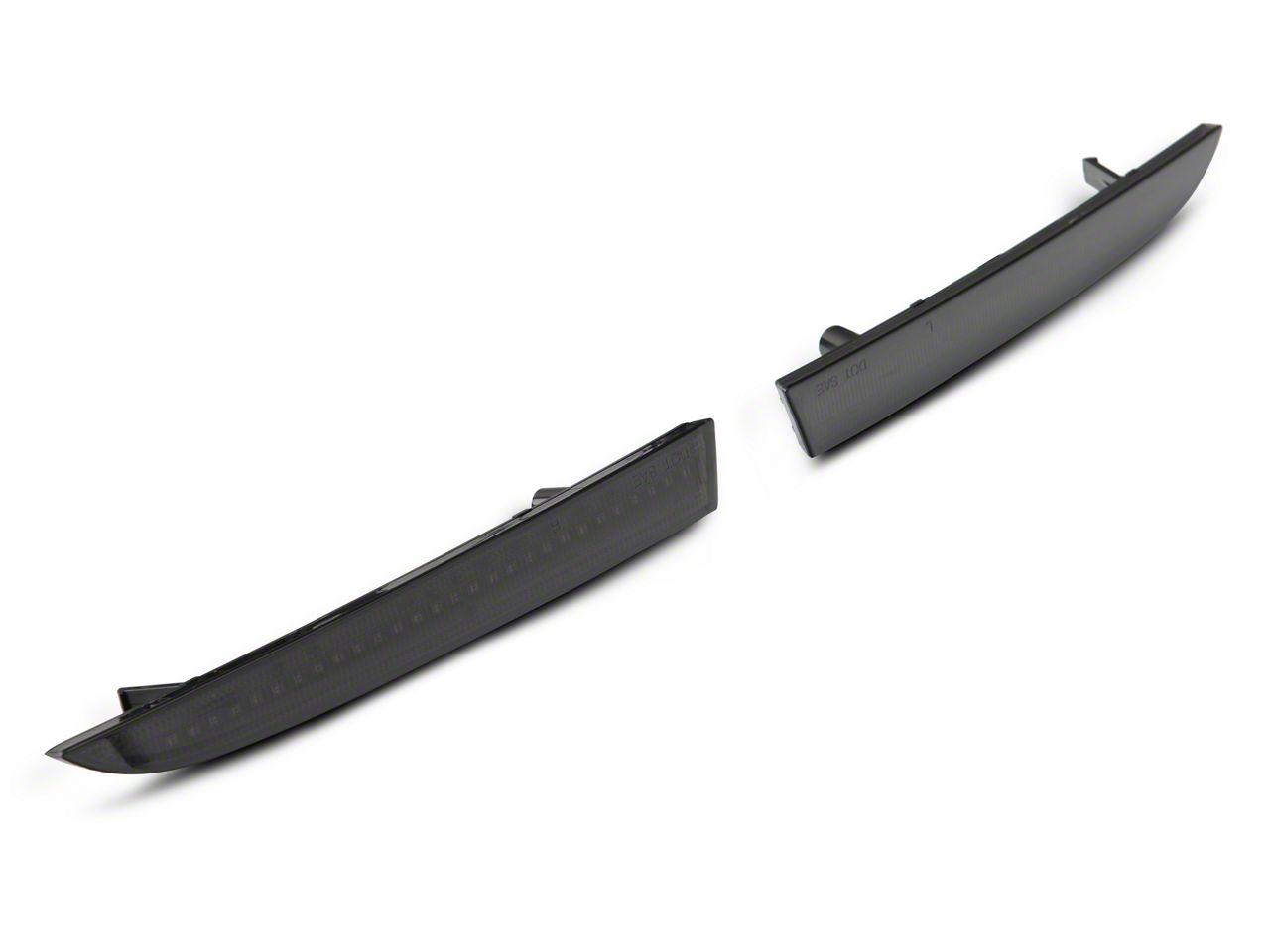 Raxiom Axial Series Led Rear Diffuser Marker Lights; Smoked (2016-2018 Camaro) - CC13055