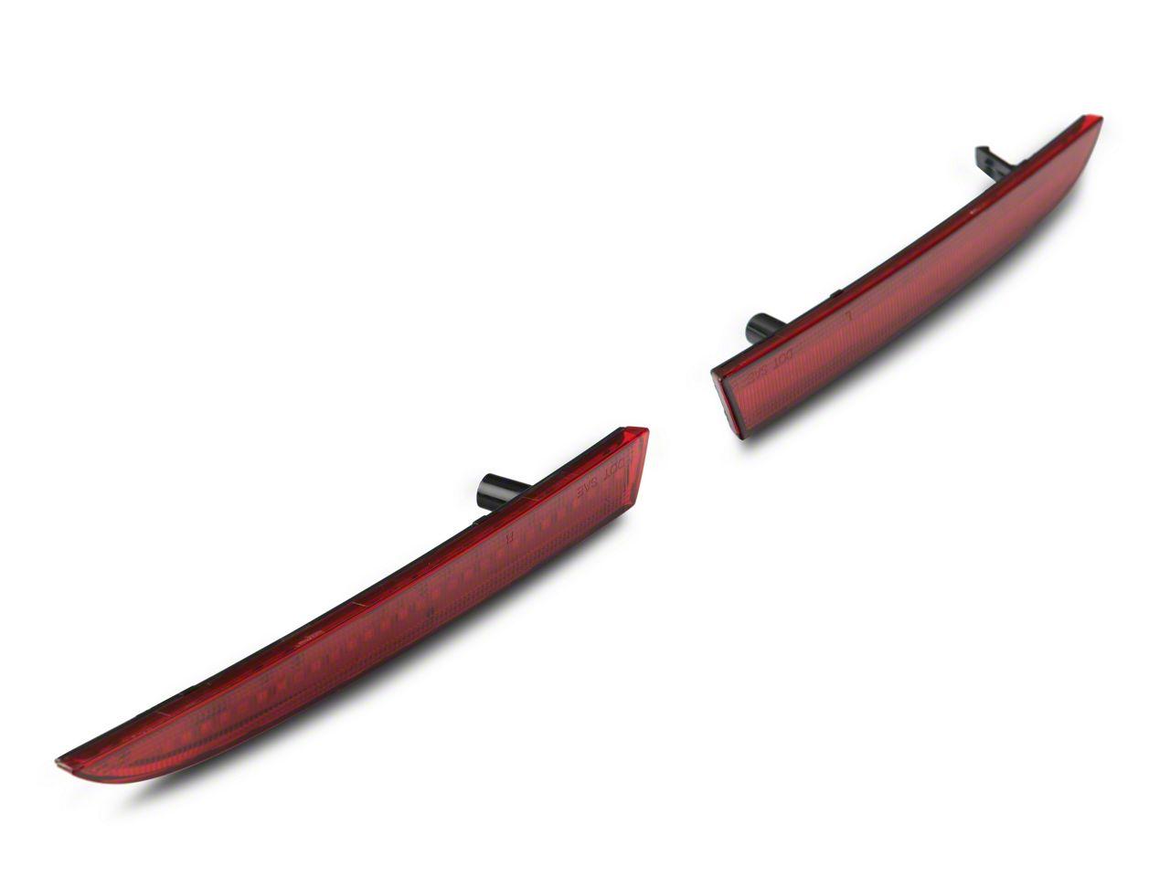 Raxiom Axial Series Led Rear Diffuser Marker Lights; Red (2016-2018 Camaro) - CC13056