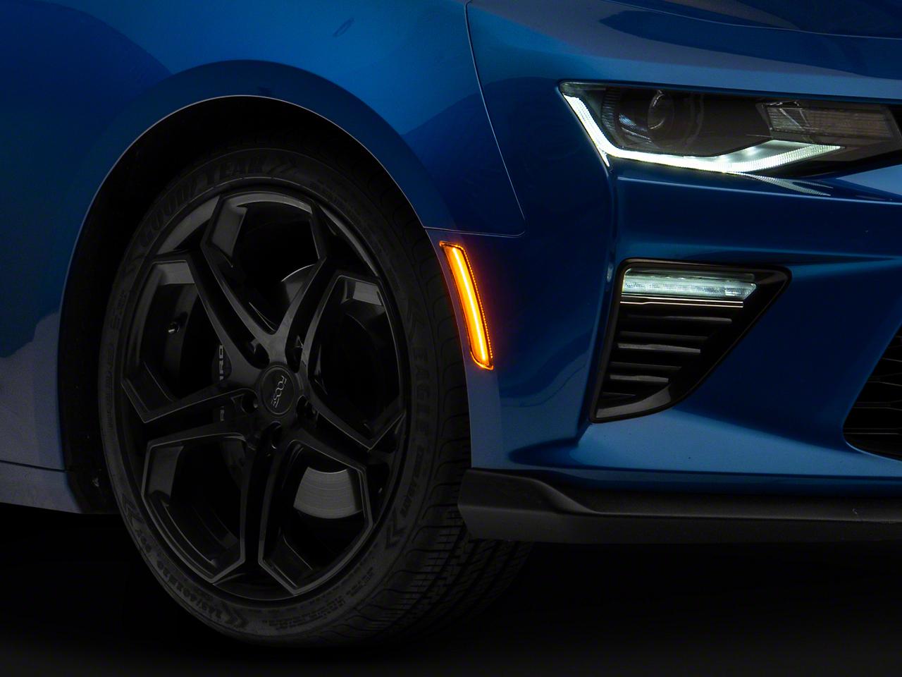 Raxiom Axial Series Led Front And Rear Side Markers; Clear (2016-2024 Camaro) - CC2933