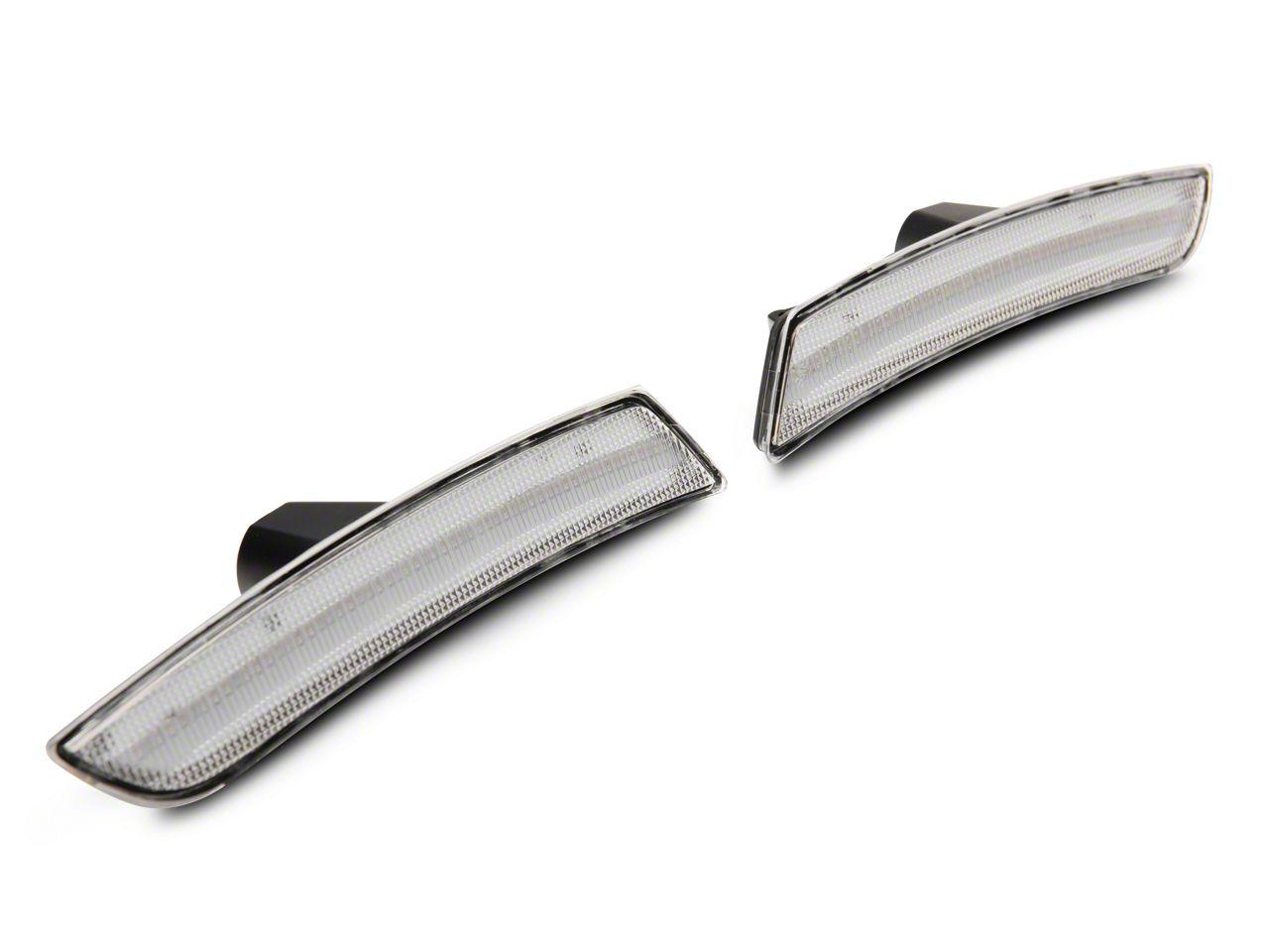 Raxiom Axial Series Led Front And Rear Side Markers; Clear (2016-2024 Camaro) - CC2933