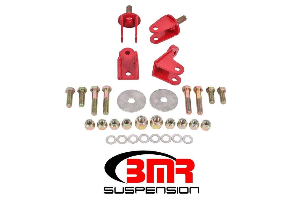 BMR CCK009R Red Coilover Conversion Kit, Rear, Without Control Arm Bracket Fox 1979 - 2004 Ford